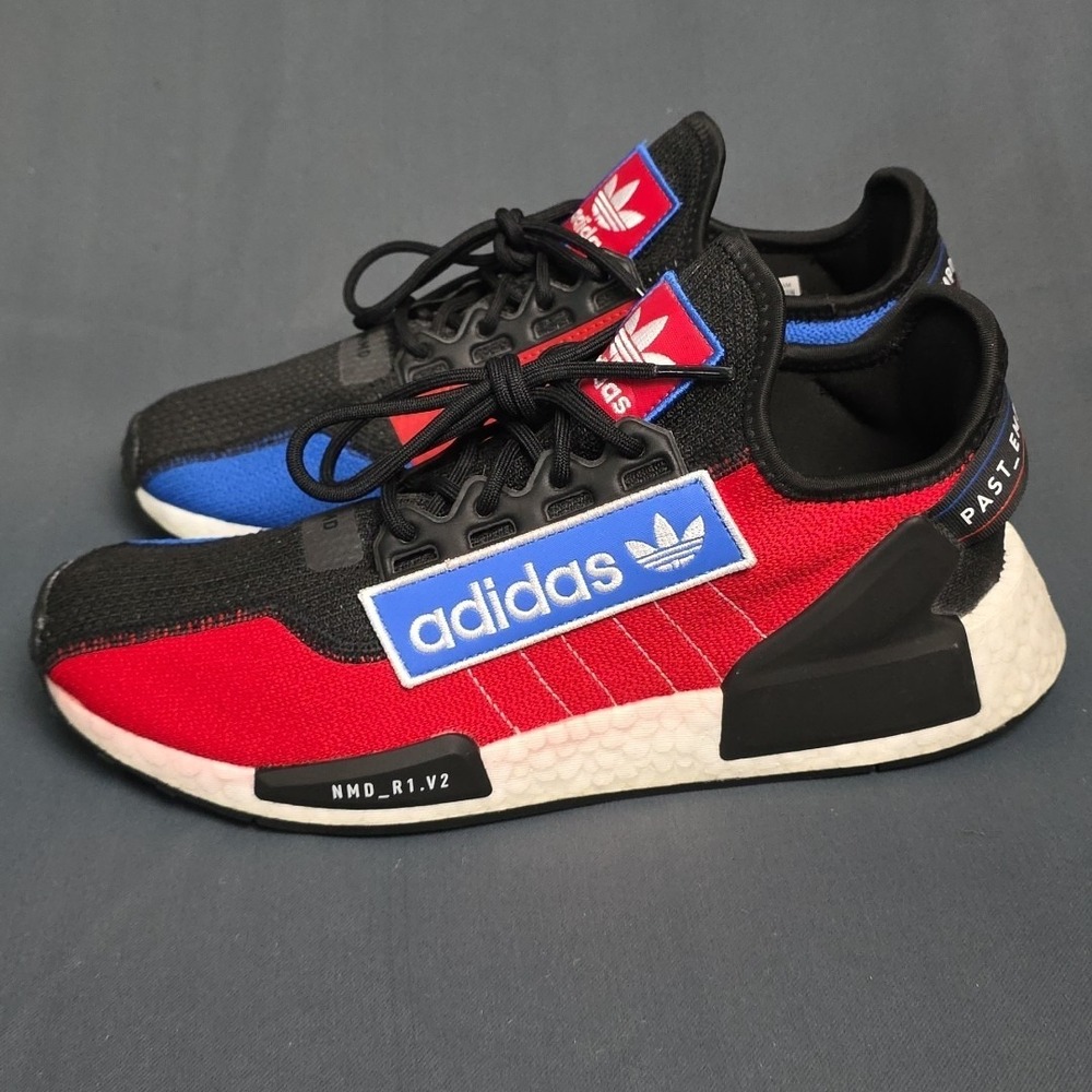 Size 8.5 - adidas NMD_R1 V2 Logo Patch - Team Power Red - Picture 3 of 9